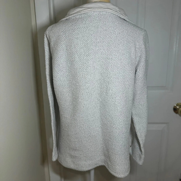 Soft Surroundings Westport Boucle Quarter Zip Petite Pullover - Picture 5 of 10